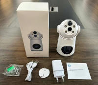 Cámara IP 4K 8MP Con Doble Lente Y Pantalla Batería De Bajo Consumo Monitor De Bebé Detección Humana Visión Nocturna Seguridad - details 1