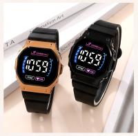 Reloj Digital LED Para Parejas Reloj Deportivo Militar De Hombre Y Mujer Con Cuerda De Silicona Resistente Al Agua Estilo Casual - details 7