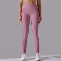 Mallas de Yoga de nailon para mujer, pantalones deportivos de cintura alta, elásticos, ajustados, transpirables, para entrenamiento - details 37
