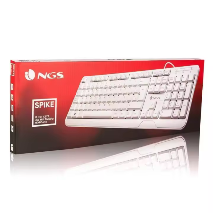 Teclado NGS Spike/ Blanco - 1