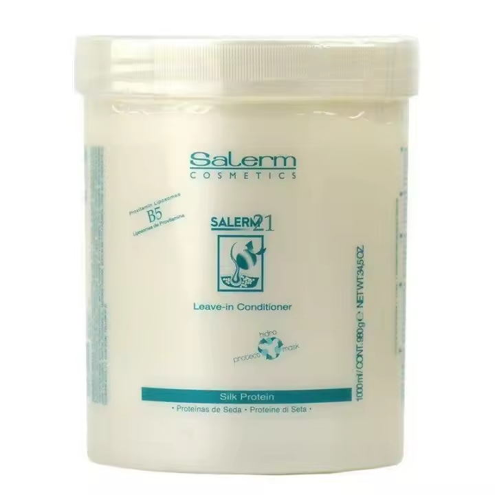 SALERM COSMETICS SALERM 21 SILK PROTEIN ACONDICIONADOR SIN ACLARADO CON PROTEINAS DE SEDA 1000 ML - 1