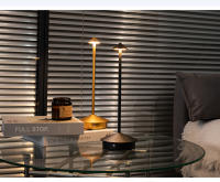 Lámpara De Mesa Recargable Creativa Con Toque LED Para Hotel Bar Café Lámpara Decorativa Para Escritorio Fuente De Iluminación Contemporánea - details 9