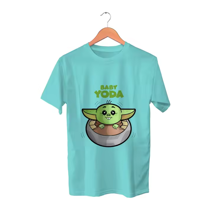 Camiseta Mandalorian. Star Wars. La guerra de las galaxias. Baby Yoda. Grogu. Mando. Varios colores. Todas las tallas. - 1