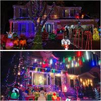 Luces De Cadena LED Solares Para Decoración De Navidad Exterior Impermeables Para Jardín Luces Faeiritas De Fiesta 6m/12m/23m/33m Multicolor Y Blanco Cálido - details 3
