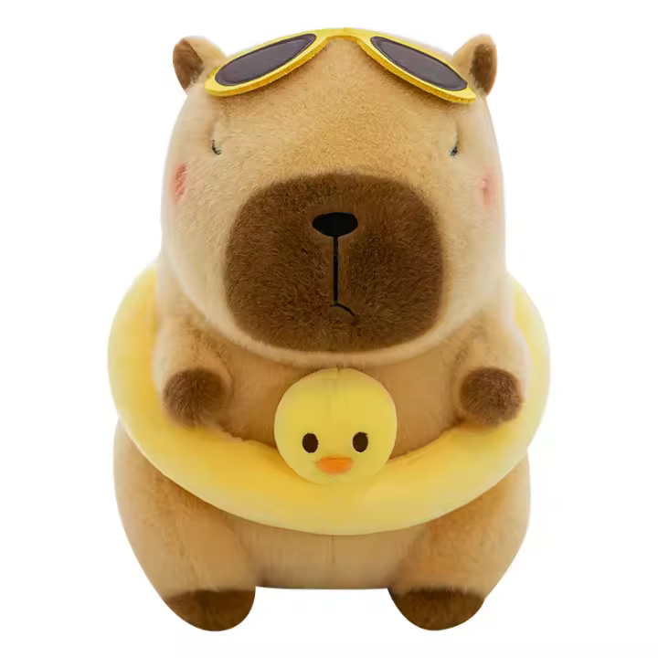 Muñeco De Peluche Capibara De 30cm Simulación De Anime Peluche Suave Juguete Para Niños Y Adultos Regalo De Navidad Y Acción De Gracias - 1