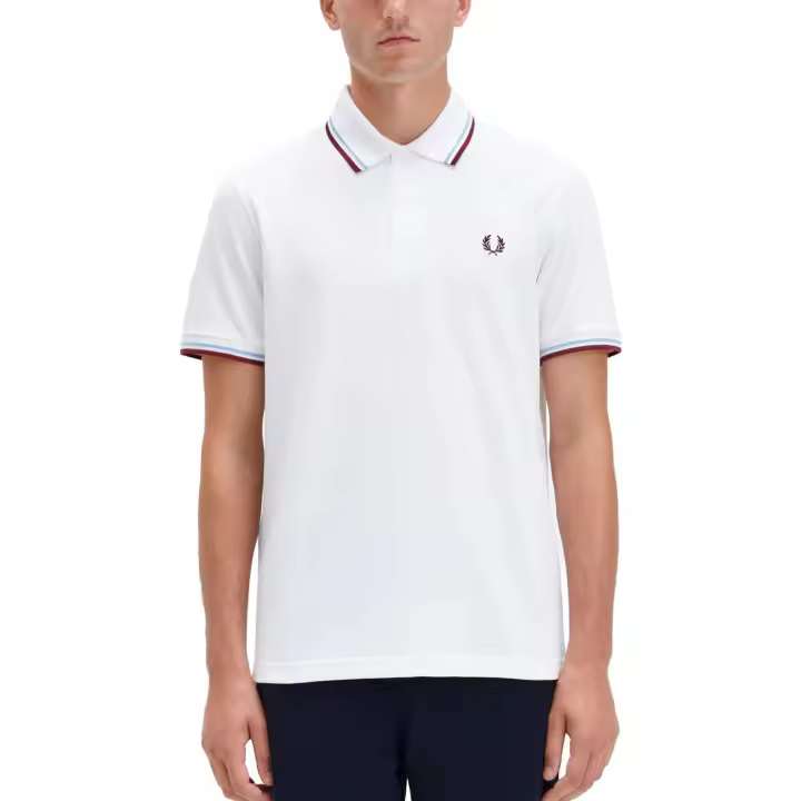 Polo Fred Perry M12 Blanco - 1