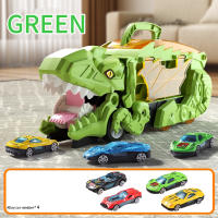 Gran Dinosaurio Devorando Coche Juguetes Tyrannosaurus Rex Aluminio Ejection Inercia Transporte Coche Juguete Para Niños Regalo De Cumpleaños - details 6