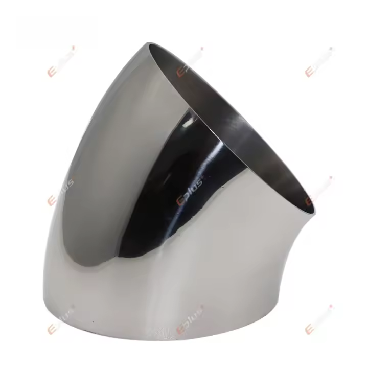 Fijación De Tubo De Escape Para Motocicleta Y Coche Universal 45 Grados Acero Inoxidable 304 Tubo Muffler Soldado Sanitary - 1
