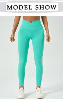 Pantalones De Yoga De Cintura Alta Para Mujer Sportwear Transpirable Leggings De Gimnasio Levantamiento De Glúteos Tights Deportivos - details 5