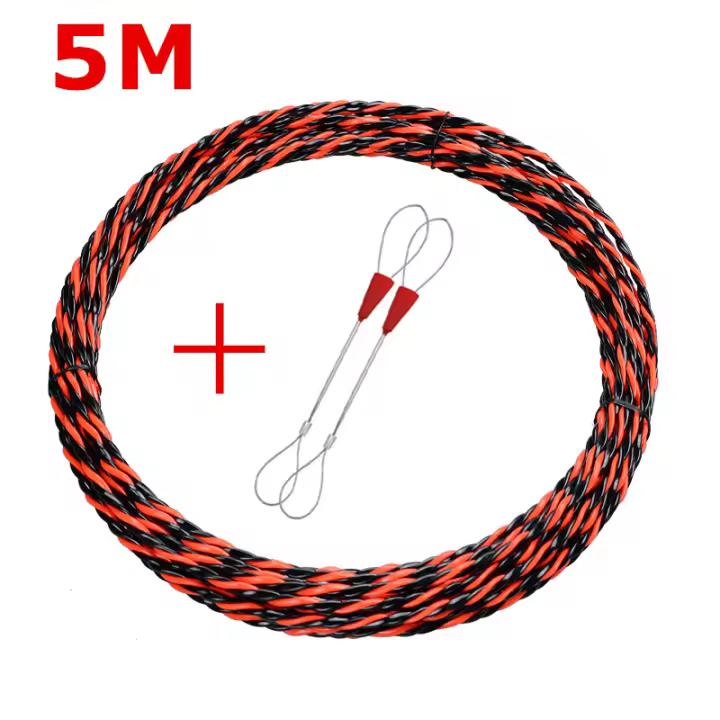 Dispositivo De Enredo Para Eléctricos Hilo De Cable Puller 5/10/15/20/25/30/50M Herramienta Manual De Construcción Material Plástico Y Acero - 1