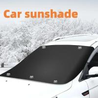 Protector De Nieve Para Coche Cubierta Frontal Antifreeze Invierno Mitad Tela Protección Contra La Lluvia Universal Pantalla Solar - details 11