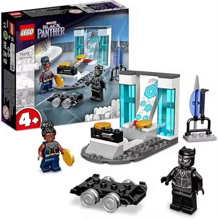 LEGO : Marvel Laboratorio de Shuri - Black Panther - Wakanda Forever - Juguete para Niños y Niñas - Mini Figuras Superhéroes -   Regalo Original  - Edad recomendada mayores de 4 años - 1