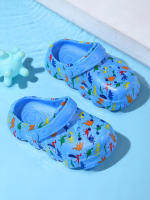 Zapatillas De Jardín Para Niños Dinosaurio Lindo Y Divertido Sandalias De Verano Para Niños Clog De Playa Y Piscina Transpirables Tallas True Fit Para Niños De 1 a 6 Años - details 18