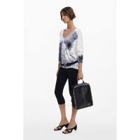 Bolsos sport de mujer DESIGUAL WAKP17 2000 MOCHILA MANHATTAN PESPUNTES BLACK 37310 25I - details 1