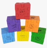 Pack de 6 Rompecabezas  Puzzle 3D Juego de Ingenio Estimula imaginación Previene el Alzheimer 6 Niveles Todas Las Edades - details 0