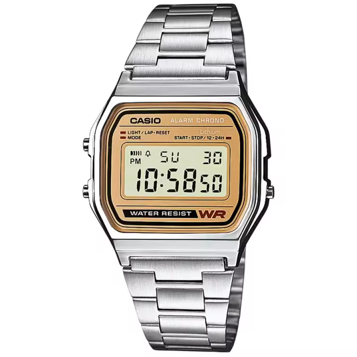 Reloj Unisex Estilo Retro CASIO A158WEA-9EF - 1