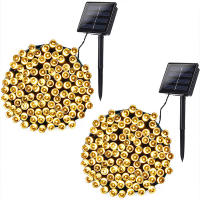 Luz De Fairy Solar LED Impermeable Para Exterior 5M/12M/22M Decoración De Jardín Para Fiesta De Navidad Cadena De Luces De Calle - details 1