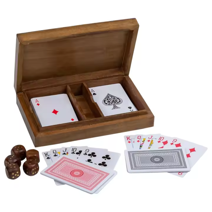 WANDERLUST DECO Juego de Mesa 2 en 1 | Tres en Raya y Damas | Entretenimiento Variado - 1