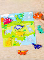 Puzzle 3D Para Niños Animal Marítimo Y Frutas Juguete Educativo DIY De Madera Divertido Regalo De Cumpleaños Aprendizaje Preescolar - details 9