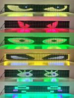 Placa De Pantalla LED Matriz APP Control Para Camión Ojos De Diablos Iluminación Flexible Con Texto Deslizante Decoración Para Parabrisas - details 13