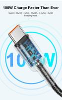 Cable USB Tipo C 100W 5A Carga Rápida Tipo-C Para Huawei Honor Cable De Datos USLION Compatible Con Xiaomi Y Otros Teléfonos - details 2