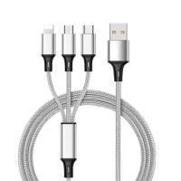Cable de datos One Drag Three para Android Typec 3 en 1 carga rápida 1,2 m trenza de nailon transmisión de datos conveniente y rápida - details 5