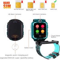 Reloj inteligente para niños con Rastreador GPS, Reloj de teléfono con video chat, Llamada de 3 Vías, Reloj con Cámara, Pantalla táctil de 1,4 pulgadas, reloj de teléfono para niños y niños de 3 a 15 años with Tarjeta SIM (GREEN) - details 0