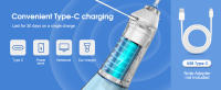 H2ofloss Irrigador Oral Dental Portátil Fregador De Agua Recargable Para Dientes Con 5 Modos Impermeable Para Hogar Y Viaje - details 6