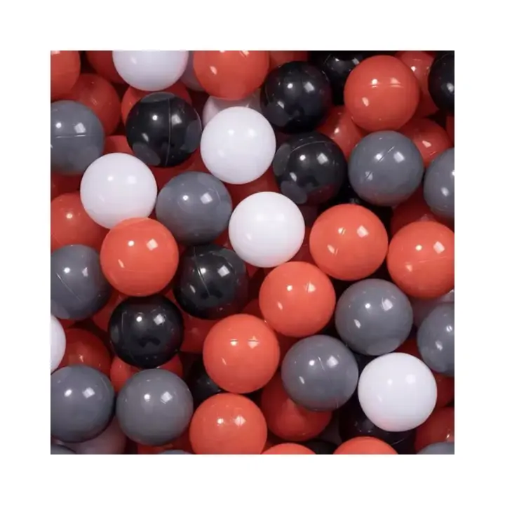 Pelotas Infantiles Multicolores Sin BPA para Piscina y Parque, Pack de 50 a 800 Unidades, 5,5 cm – Bolas de Colores Rojo, Negro, Gris y Blanco, Juguete Seguro para Niños y Bebés, Uso en Playground y Espacios Acuáticos - 1