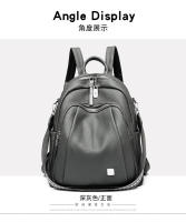 Mochila de cuero para Mujer, Bolso de un solo hombro, Bolso Escolar, Bolso de viaje de gran capacidad, Bolso casual de moda versátil - details 26