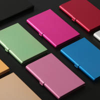 Caja De Metal Para Tarjetas De Negocio Creativa De Aleación De Aluminio Portaidentificación Y Monedas Unisex Colorido - details 56