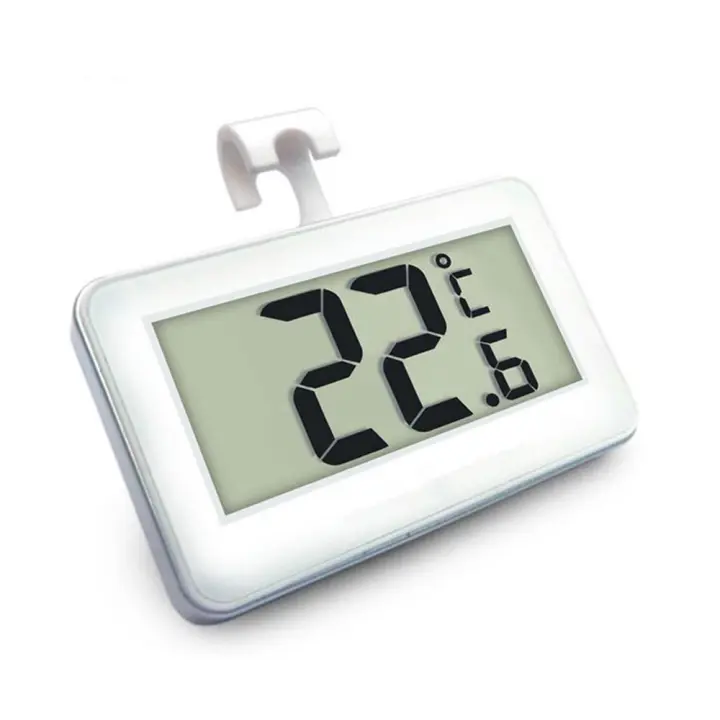 Nuevo Termómetro Y Higrómetro Digital LCD Para Interior Sensor De Temperatura Y Humedad Con Gancho Para Pared Y Estándar - 1
