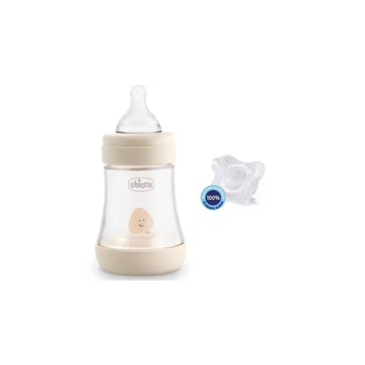 CHICCO BIBERON P5 150 ML + CHUPETE MINISOFT 0-2 M PACK PROMO - 1