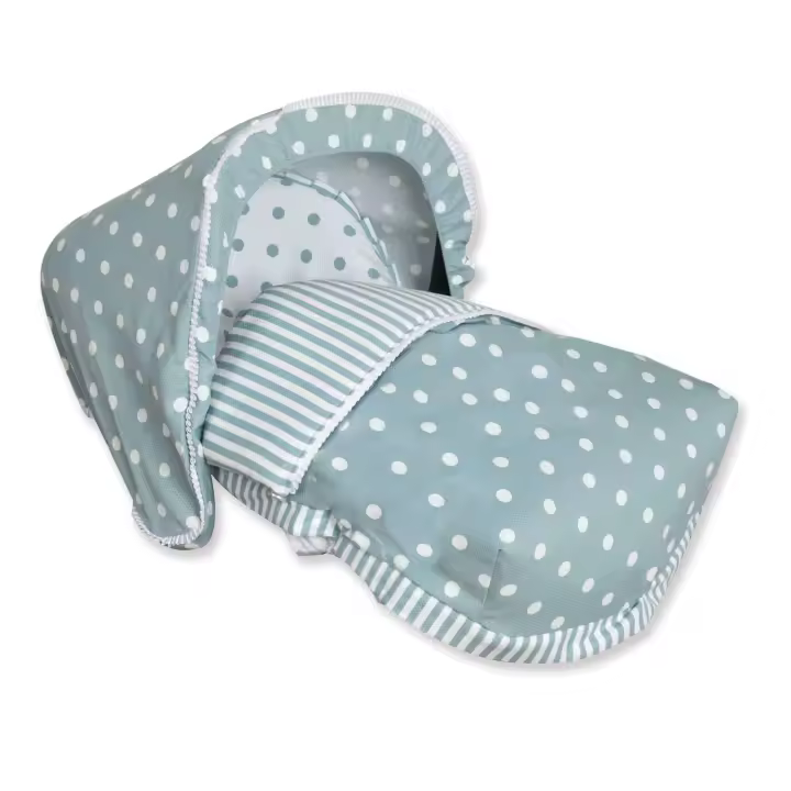 Babyline Saco Porta Bebé Carrusel Azul (capota Incluida) - 1