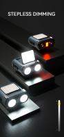 Linterna Frontal Portátil Recargable Tipo-C Con Luz Rotativa Para Caza Y Pesca Lámpara De Bicicleta LED Impermeable - details 7
