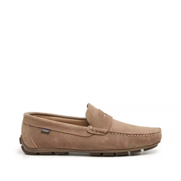 Lois 74372 Mocasines para hombre color arena en piel 74372-002 - 1