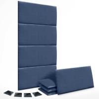 DHOME Juego de Paneles Tapizados de Lino Pack Autoadhesivos para Pared Acústicos Absorbentes Protección Tercera Gama de Colores - details 3