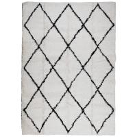 vidaXL Alfombra de pelo largo moderna PAMPLONA 160x230cm Color Antracita,  Beige,  Crema y mas Alfombras de área  Alfombra de Piso para Sala de Estar Dormitorio Habitación Salón - details 2