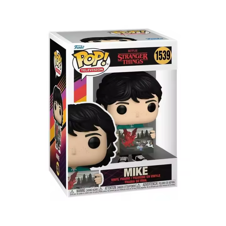 Funko Pop Television Stranger Things Figura Mike con Dibujo de Will 80137 - 1