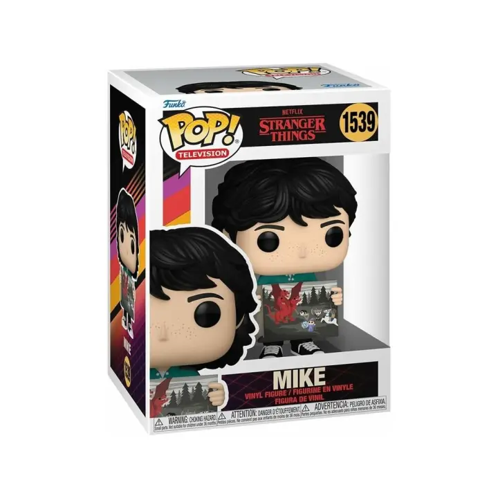 Funko Pop Television Stranger Things Figura Mike con Dibujo de Will 80137 - 1