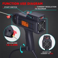 Soldadora de arco portátil de mano, máquina de soldadura eléctrica de 220 W, ajuste de corriente infinitamente inteligente, herramienta de bricolaje, 3900 V - details 5