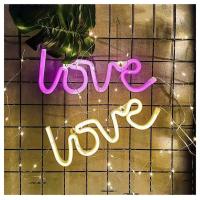 1pc Luz De Noche LED En Forma De AMOR Mini Signo Neón Piloto Para Decoración De Pared Hogar Dormitorio Y Fiesta De Niños - details 2