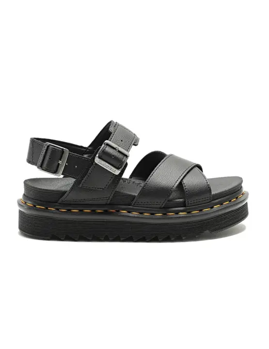 Sandalias Dr Martens Voss II Mujer Negra - 1