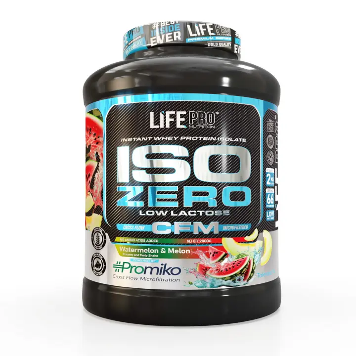 LIFE PRO NUTRITION ISOLATE ZERO 2KG - Aislado de Proteína - Protege, Mantiene y Favorece Aumento de Masa Muscular - 1