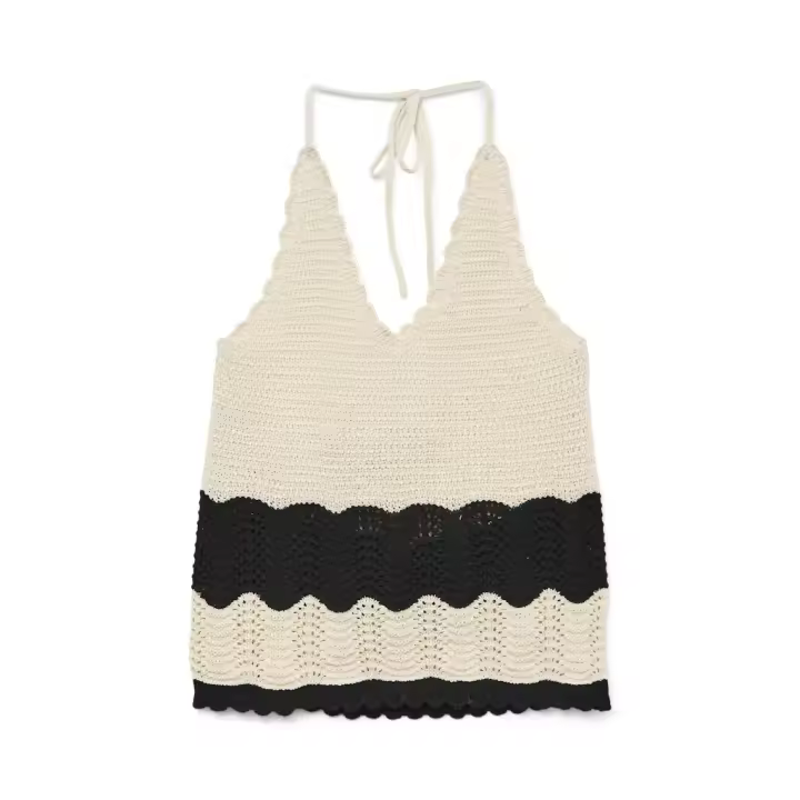 Vero Moda Top Mujer VMFLORIDA SL HALTERNECK TOP GA SE - 1