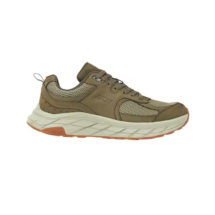 Zapatillas atom urban at181 nobuck forest verde de hombre. - 1