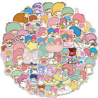 Pegatinas Sanrio Kawaii De Anime Para Cuadernos Botellas Y Scrapbooking 10/30/50/100pcs Dibujos De Little Twin Star - details 0