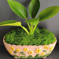 Falso Moss Verde Para Manualidades DIY Hierba Artificial Decoración De Jardín Y Habitaciones Material Sintético Estilo De Pasto - details 5