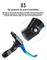 TOOPRE FR5 Manillar De Freno De Aleación De Aluminio Para Bicicleta MTB Y Carretera Colorido Manillar De Freno Universal Para Niños - details 4