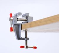 Mini Pinza De Trabajo Multi-Funcional 3.5MM De Aluminio Herramienta De Hobby Para Joyería Y Modelado Fija En Mesa - details 3